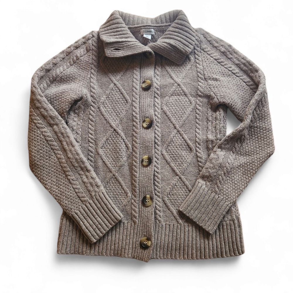 L.L. Bean Merino Wool Blend Cardigan XXS
